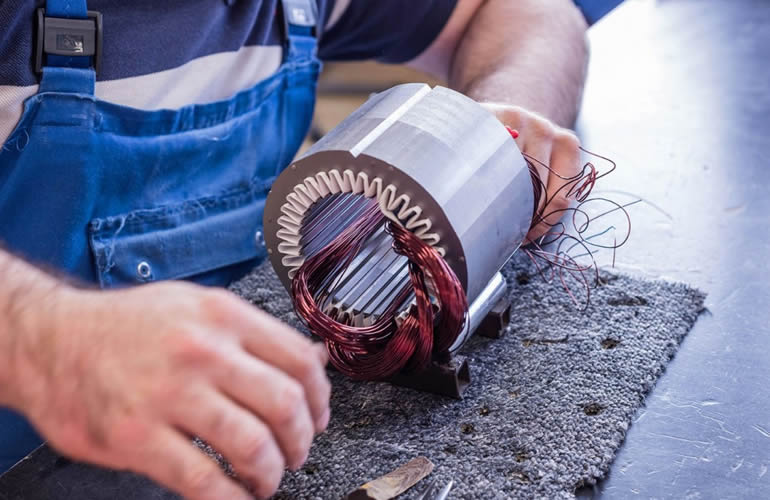 Rebobinamento de motores elétricos